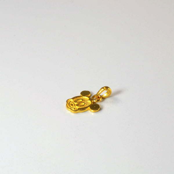 Gold Mickey Mouse Pendant |