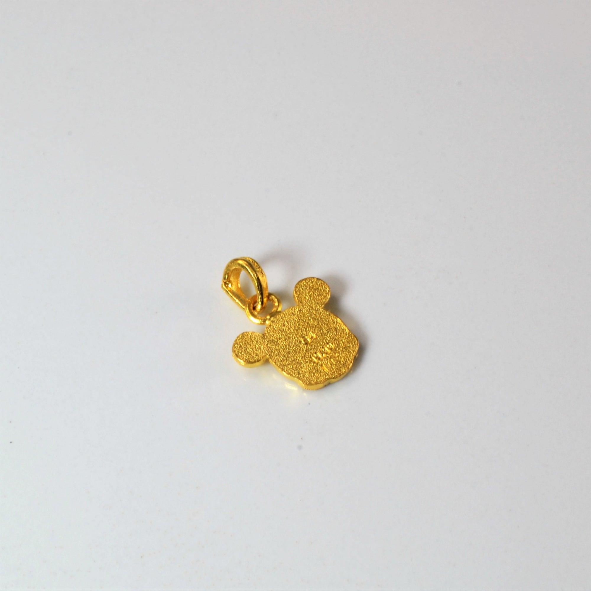 Gold Mickey Mouse Pendant |