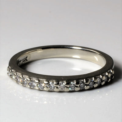 Pave Set Diamond Band | 0.175ctw | SZ 6.5 |