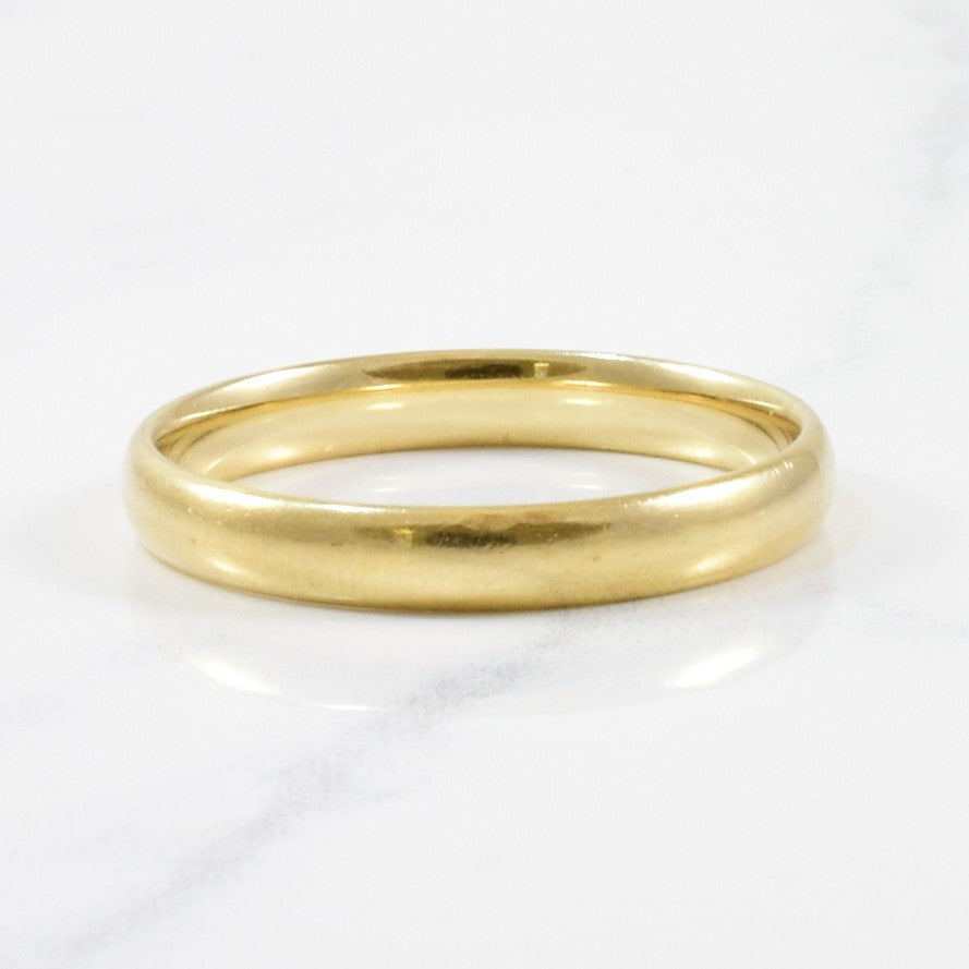 Classic Gold Wedding Band | SZ 13.25 |
