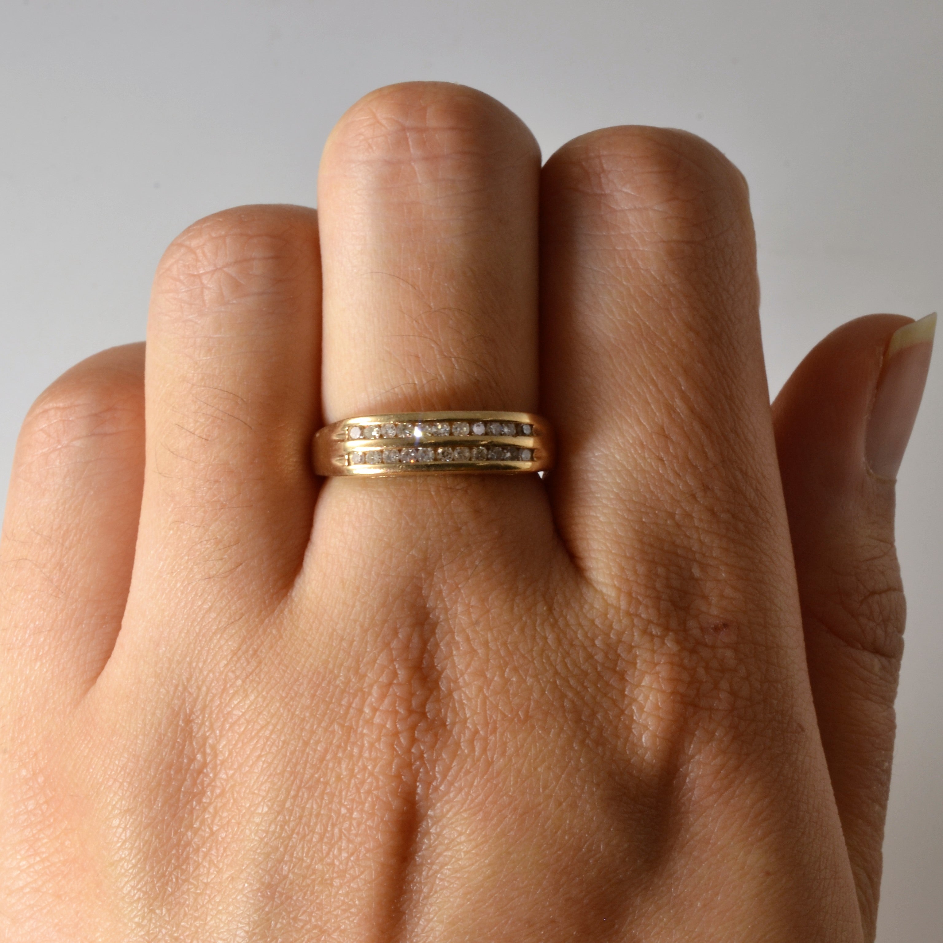 Double Row Channel Band | 0.33ctw | SZ 7 |