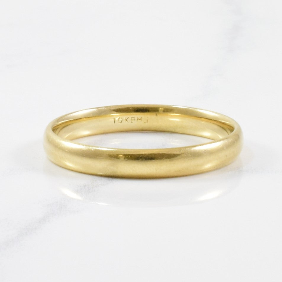 Classic Gold Wedding Band | SZ 13.25 |