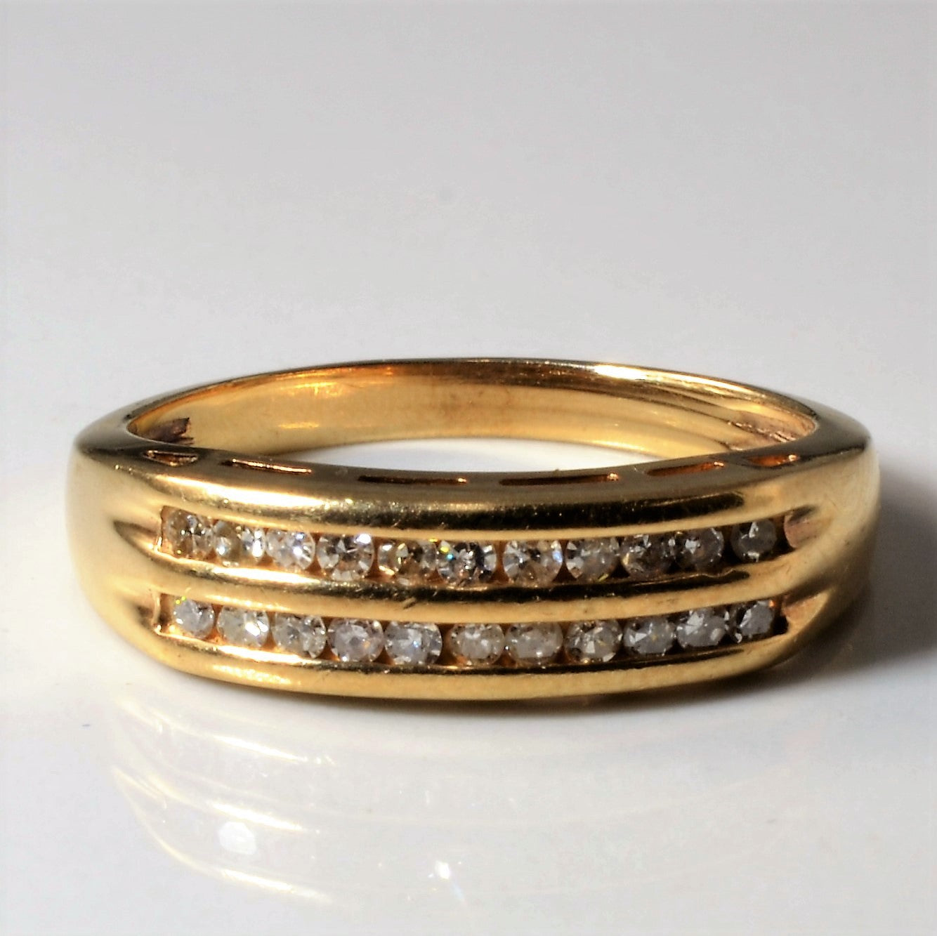 Double Row Channel Band | 0.33ctw | SZ 7 |