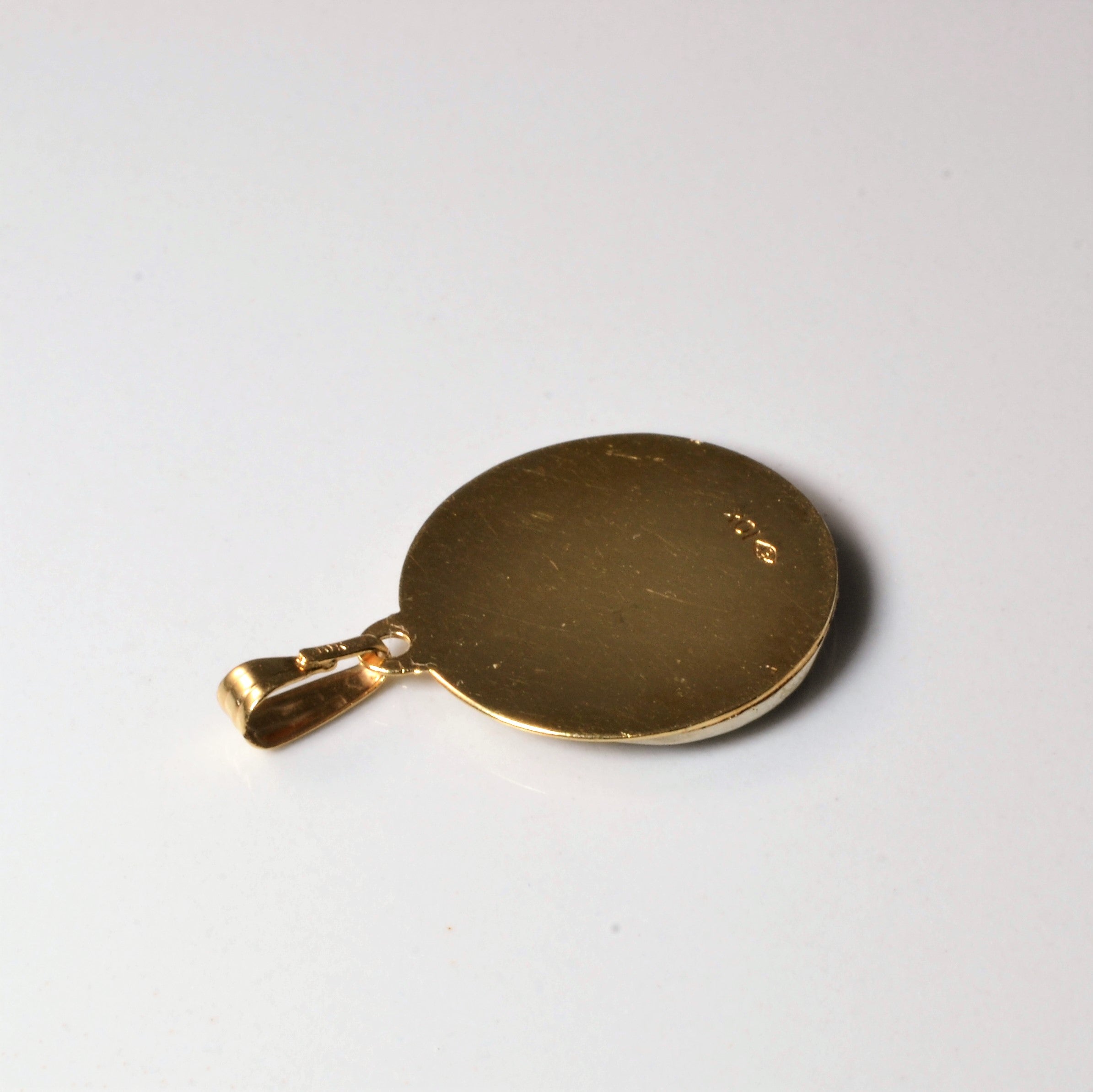 Pendentif Homme sur la Lune bicolore | 