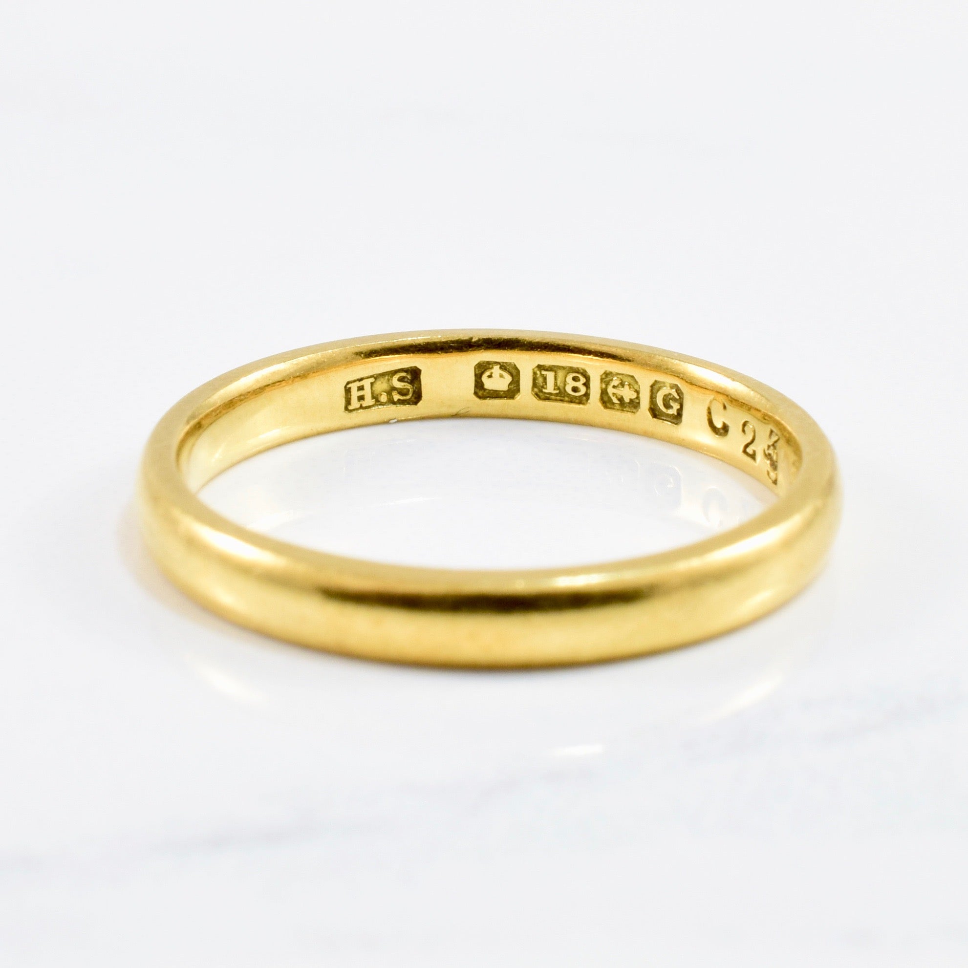 1850s Victorian Gold Band | SZ 6.25 |
