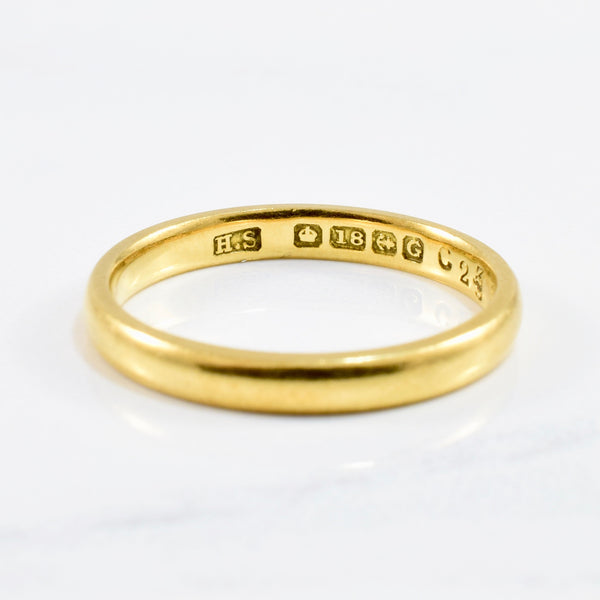 1850s Victorian Gold Band | SZ 6.25 |