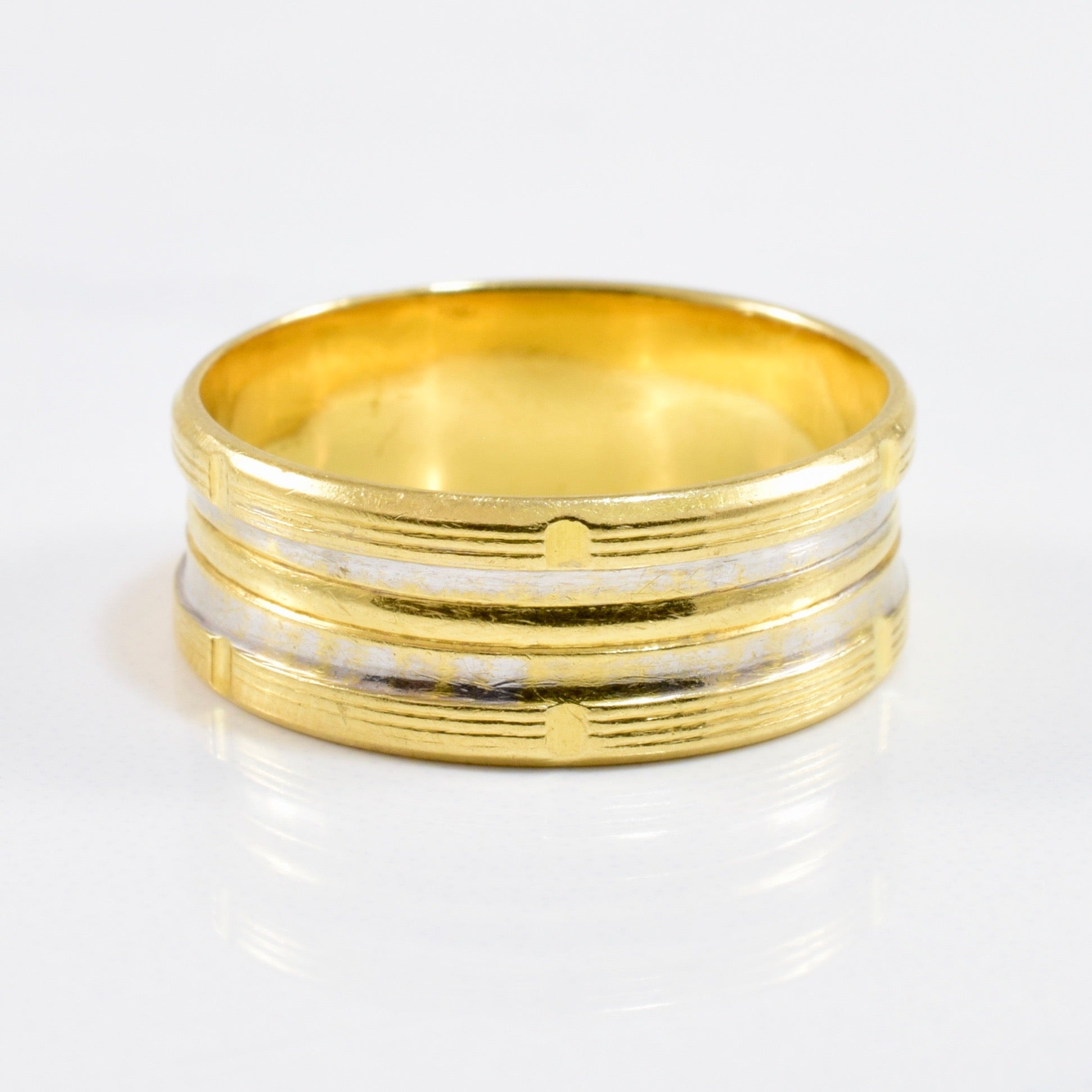 Textured Gold Band | SZ 7 |