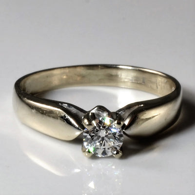 Solitaire Diamond Engagement Ring | 0.23ct | SZ 5.5 |