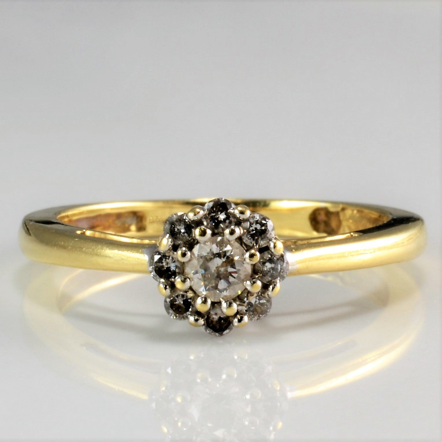 Flower Diamond Promise Ring | 0.20 ctw, SZ 6 |