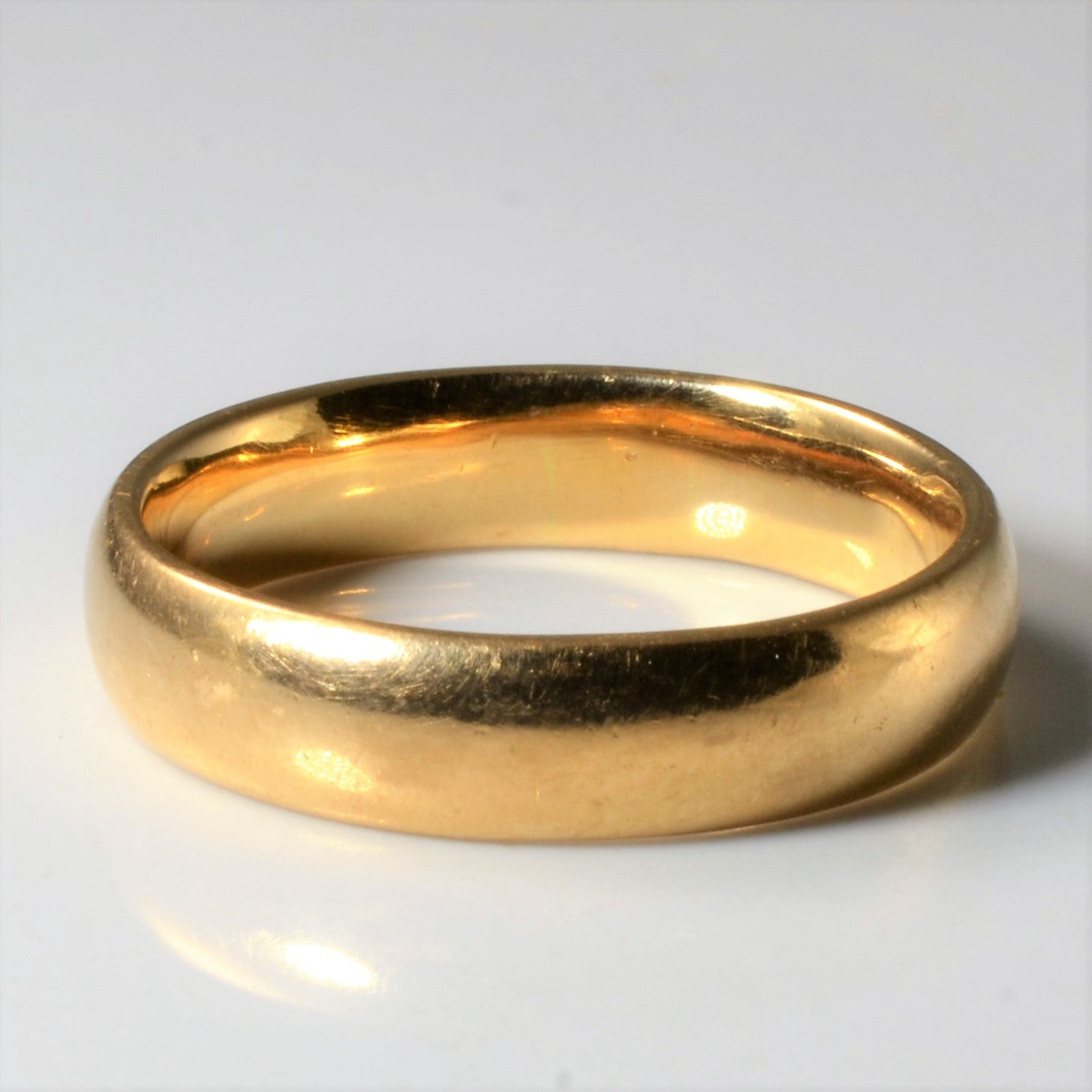 18k Yellow Gold Plain Band | SZ 9.75 |
