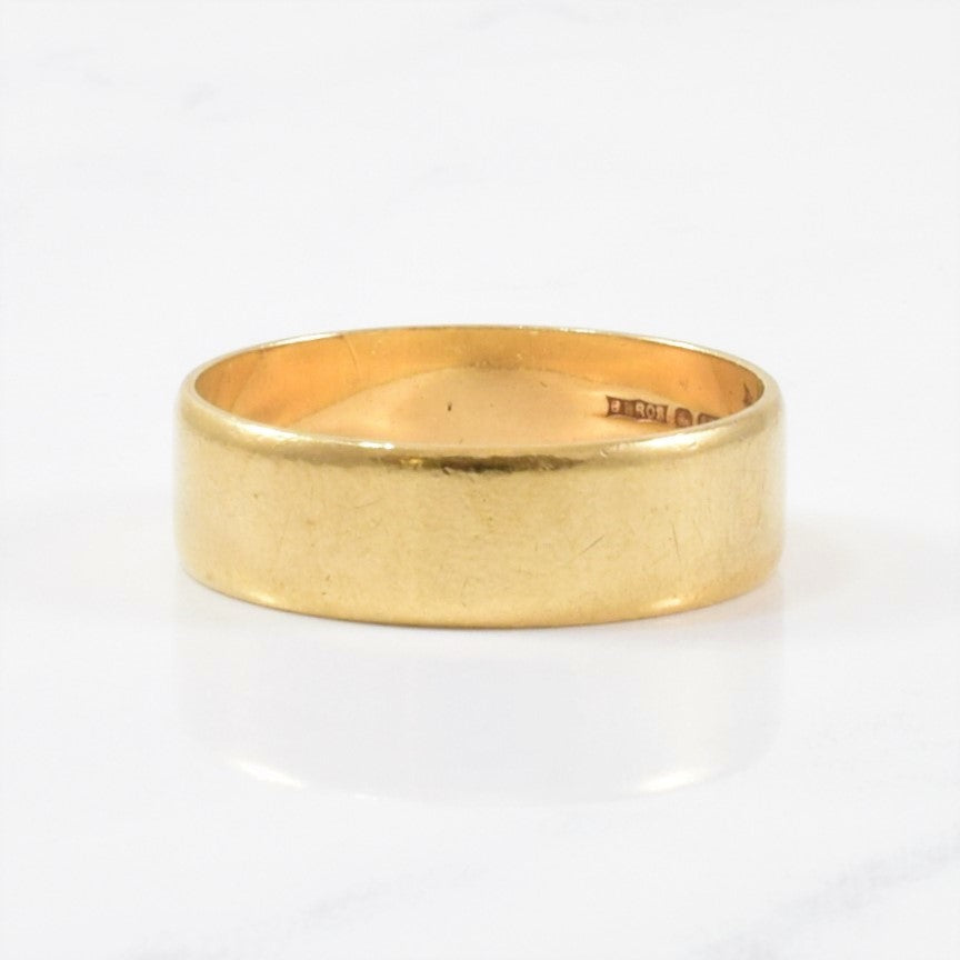 1980s Wide Gold Band | SZ 11.5 |