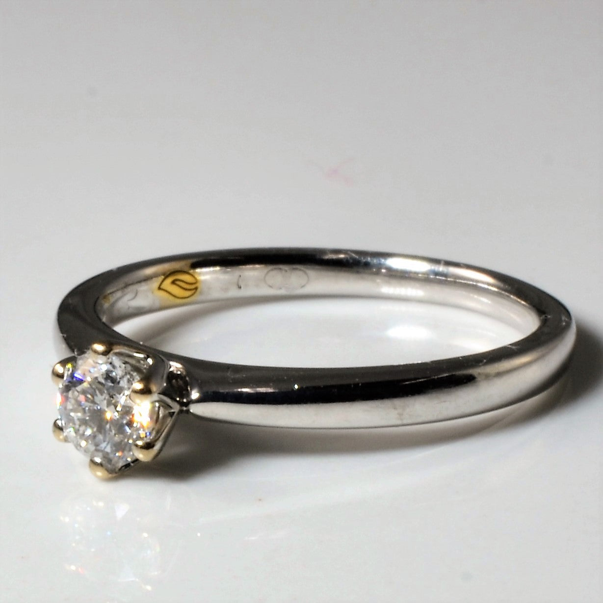 Solitaire Diamond Engagement Ring | 0.34ct | SZ 7 |