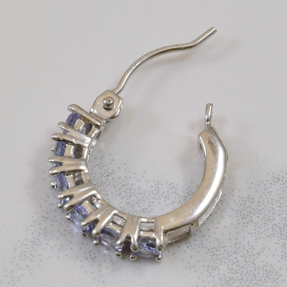 Tanzanite Hoop Earrings | 1.20ctw |