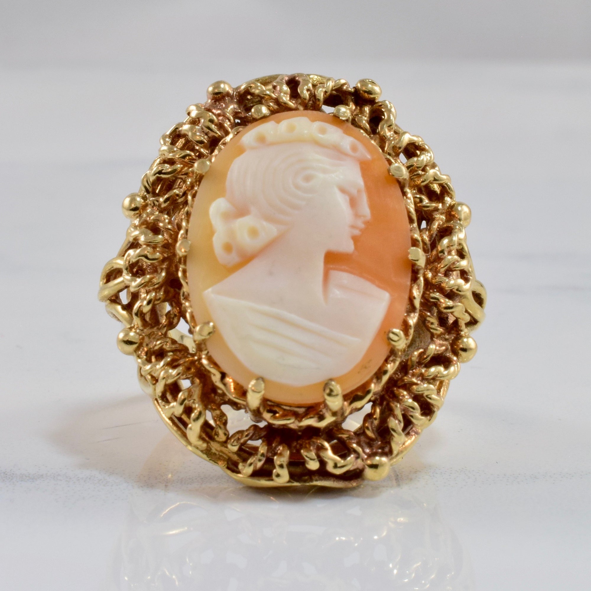 Large Cameo Ring | SZ 7 |