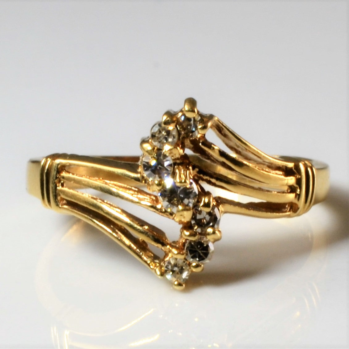 Bypass Diamond Ring | 0.15ctw | SZ 6.25 |