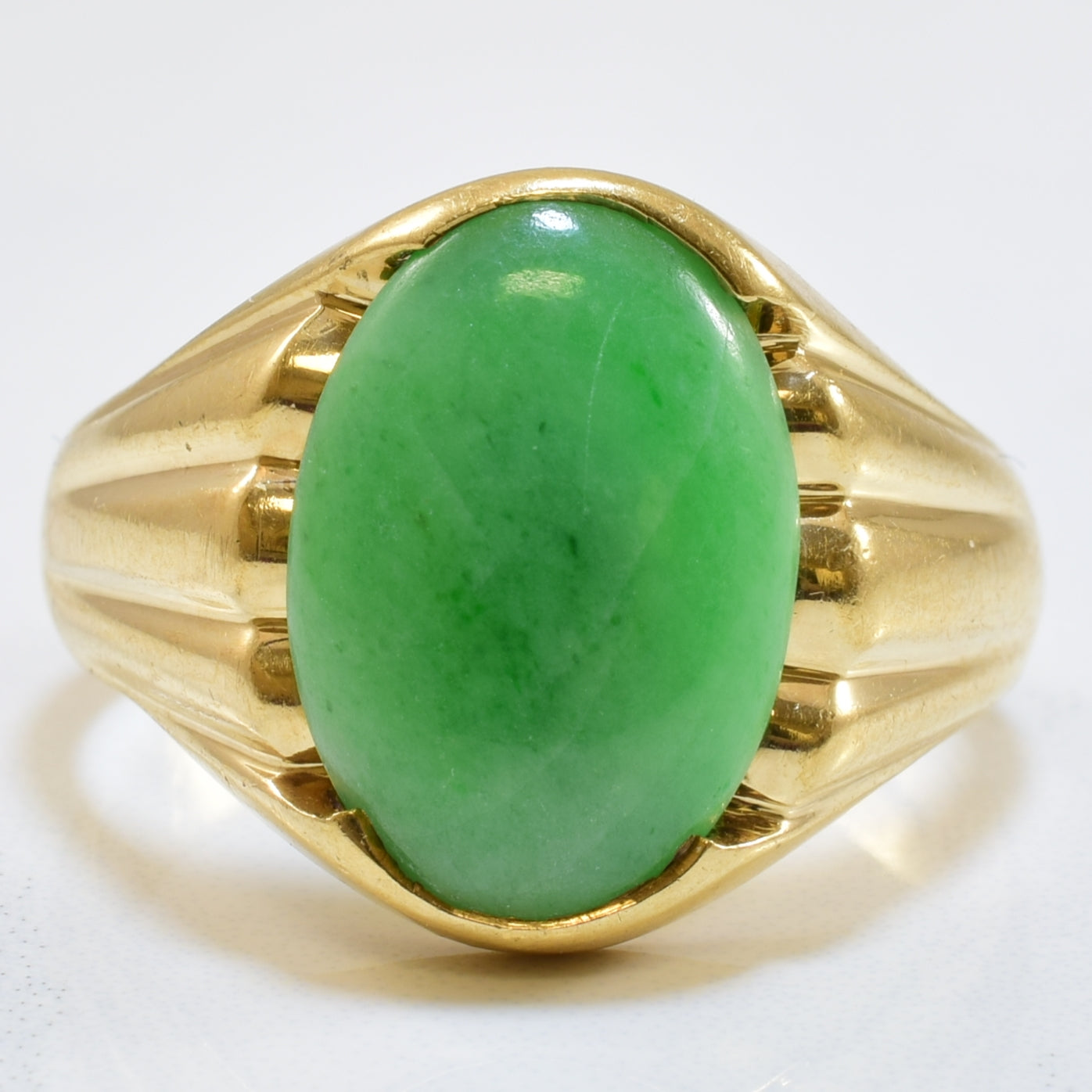 Jade Cocktail Ring | 4.00ct | SZ 9.75 |