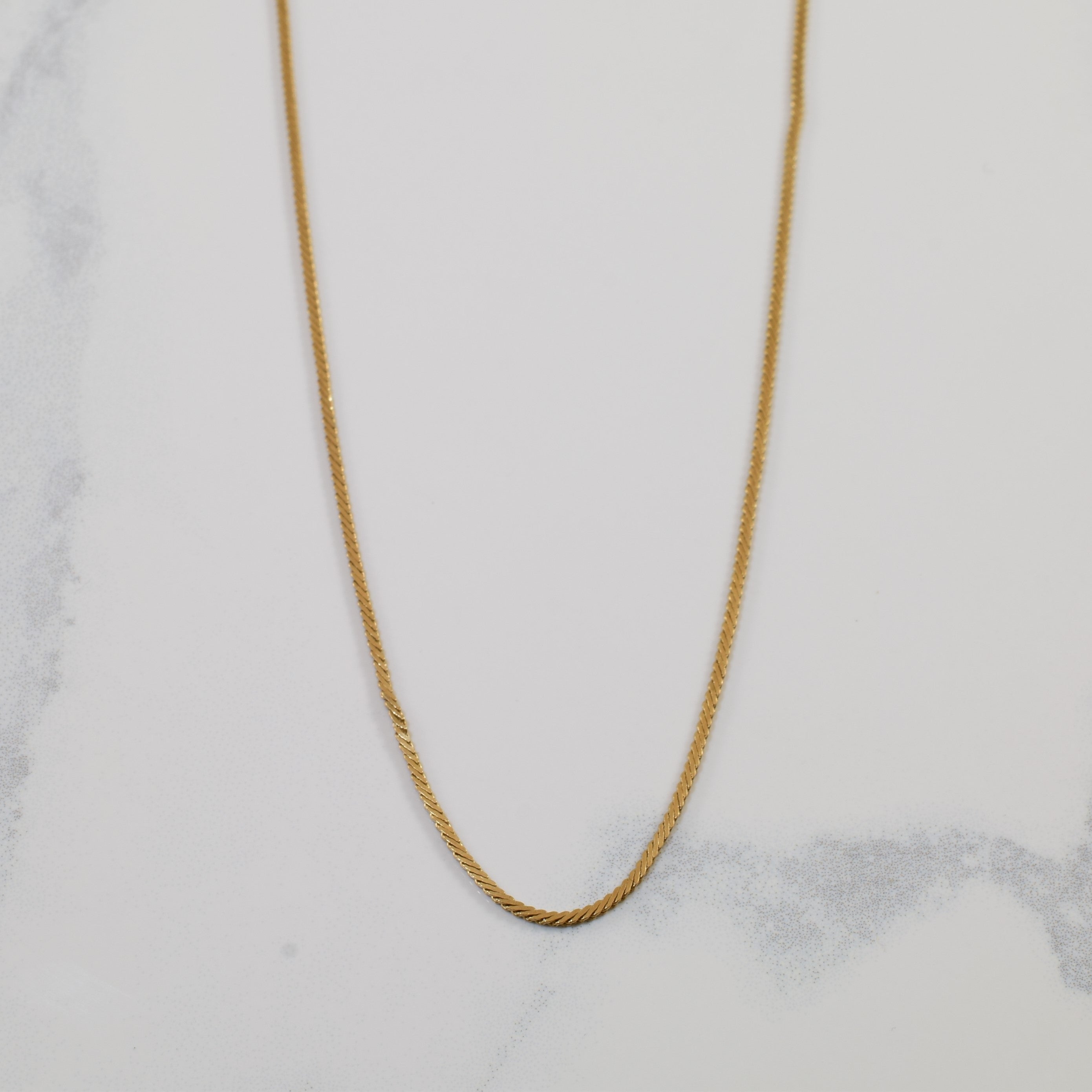 10k Yellow Gold Serpentine Chain | 26" |