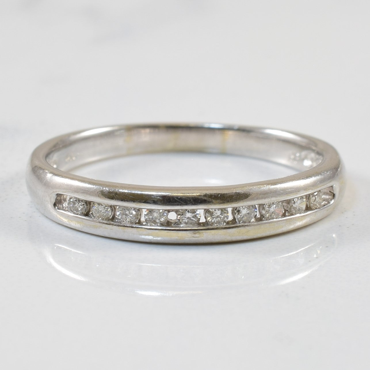 Channel Set Diamond Band | 0.10ctw | SZ 6 |