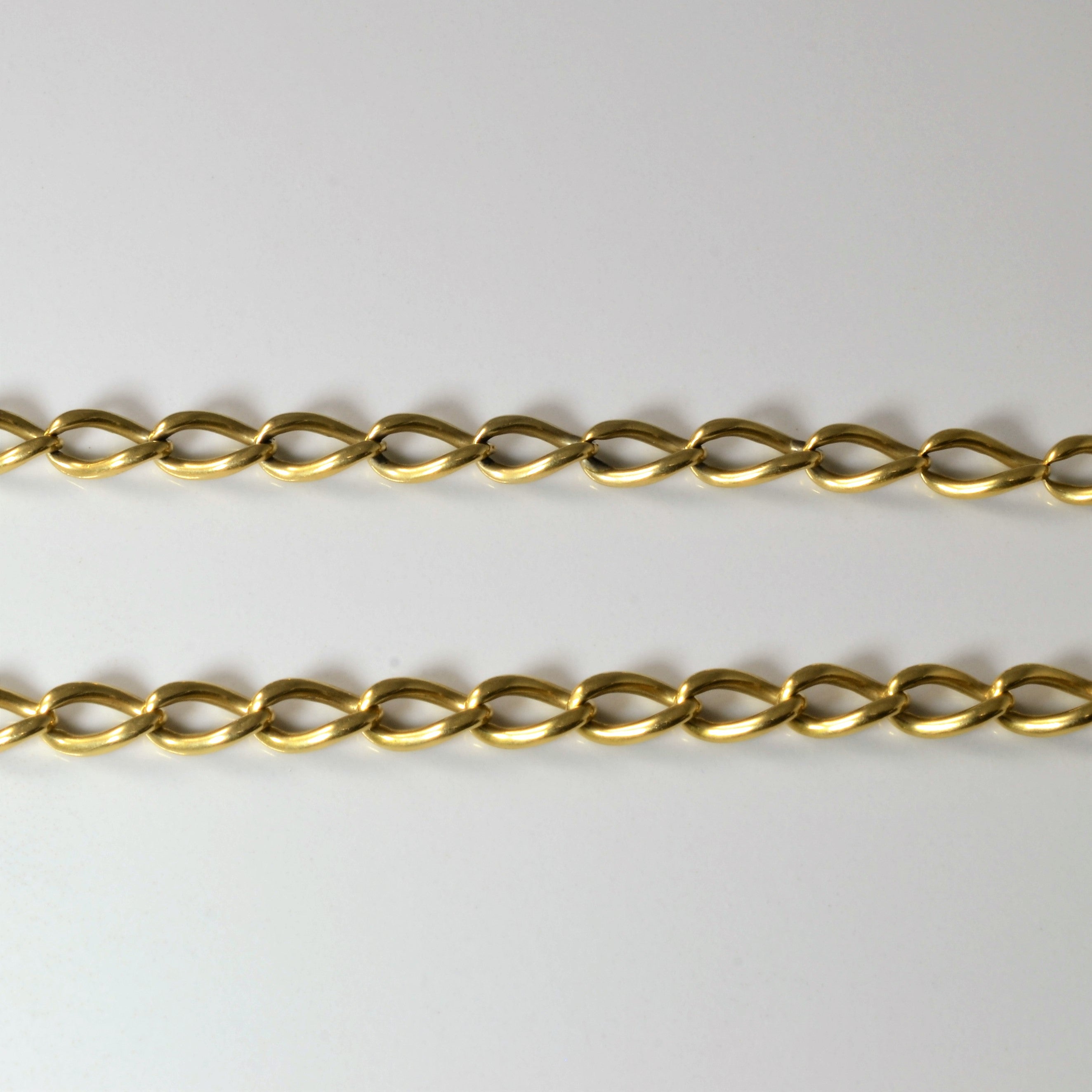 18k Yellow Gold Albert Chain Chain | 16"|