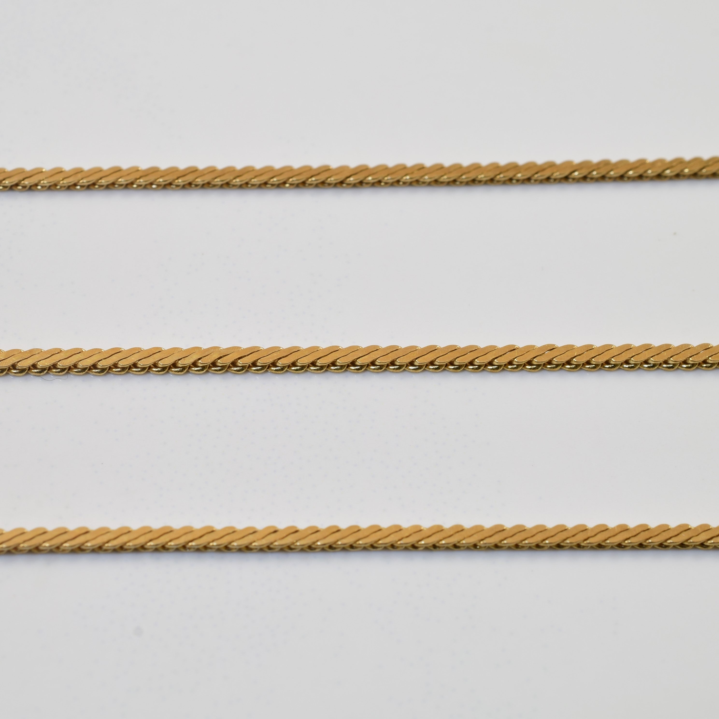 10k Yellow Gold Serpentine Chain | 26" |