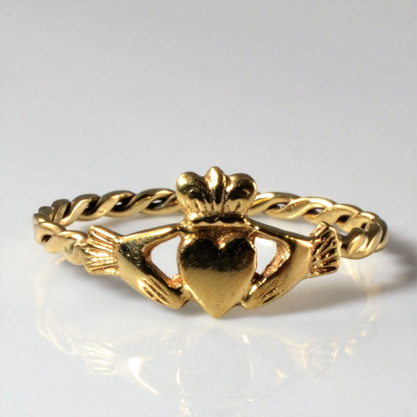Braided Claddagh Ring | SZ 5.75 |
