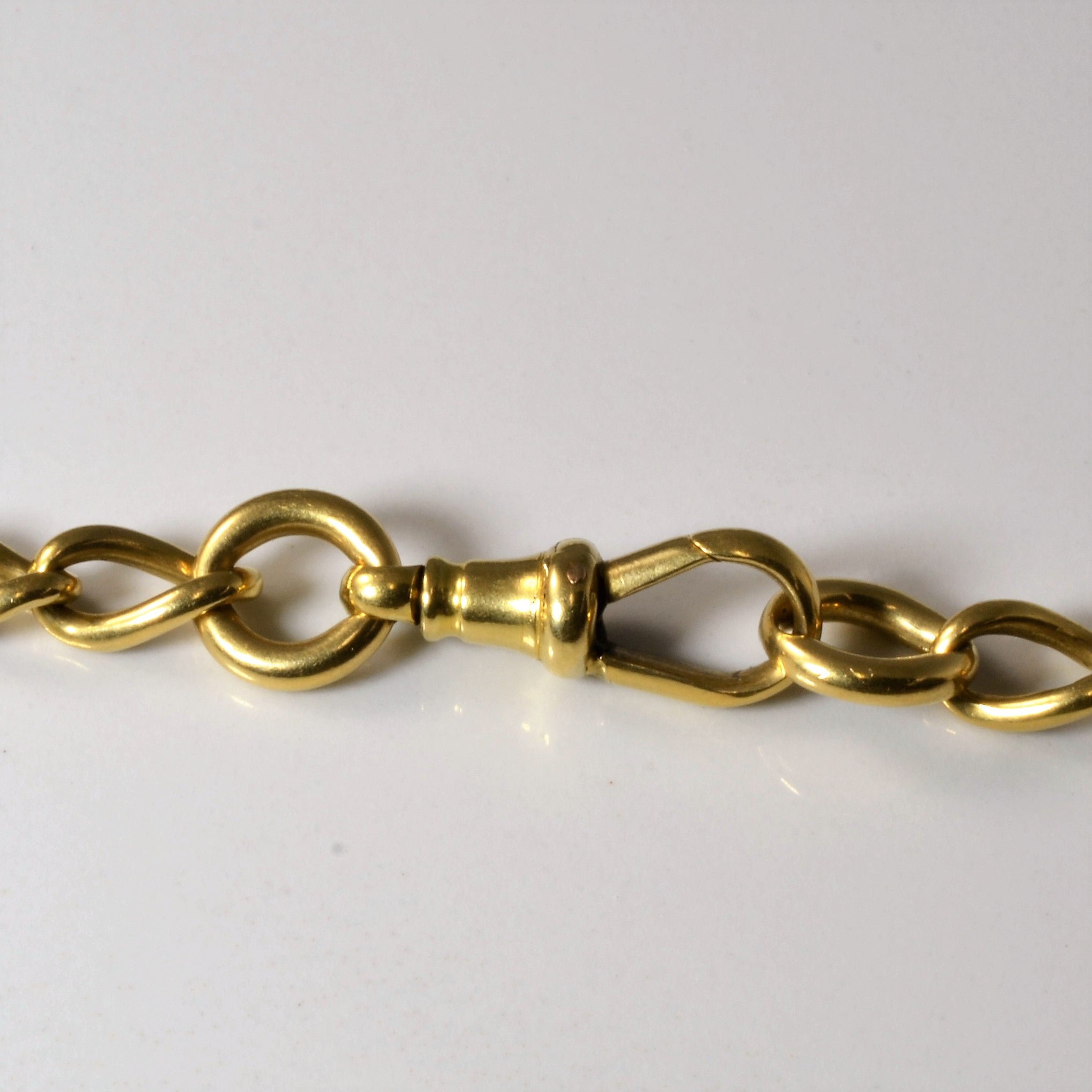 18k Yellow Gold Albert Chain Chain | 16"|