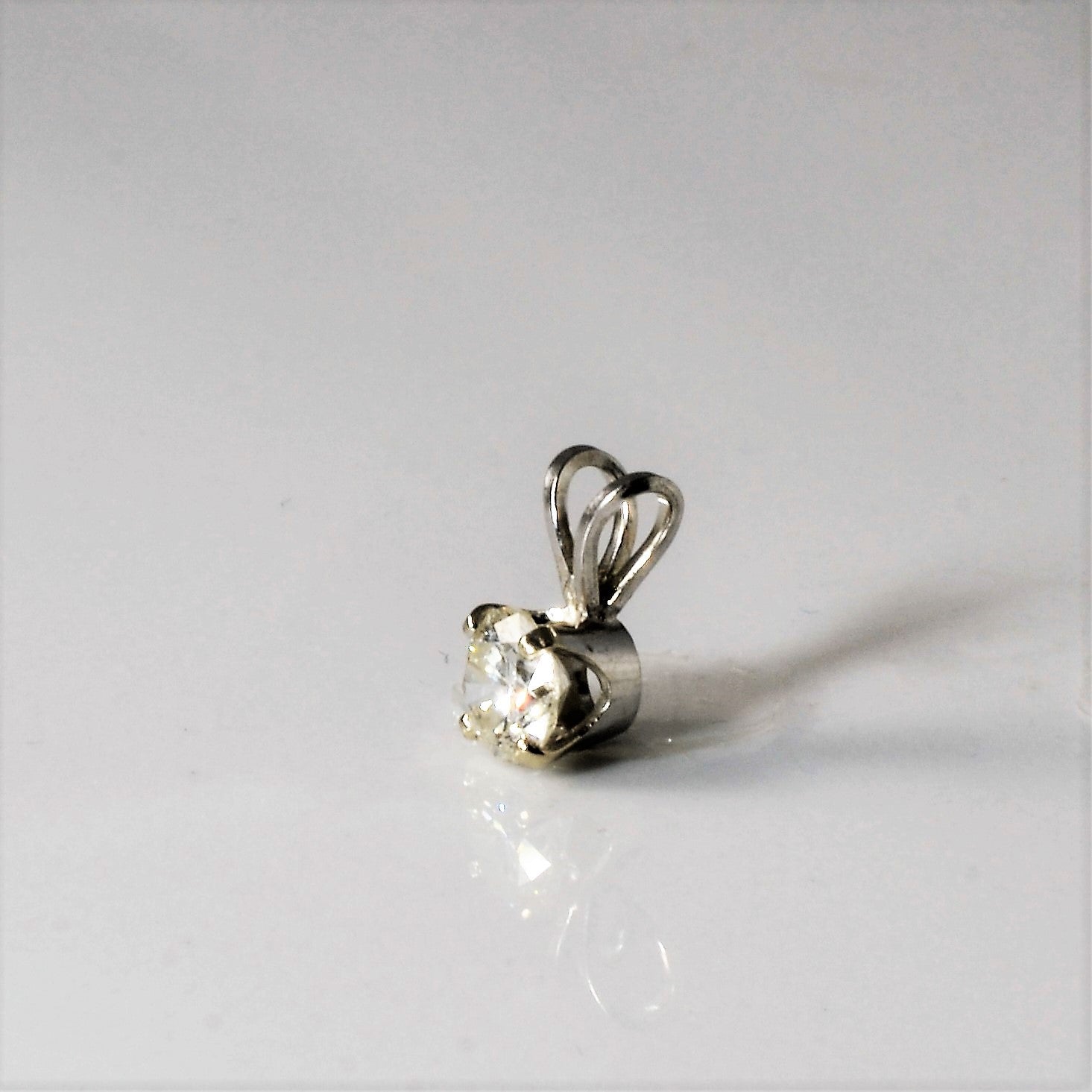 Solitaire Diamond Pendant | 0.40ct |
