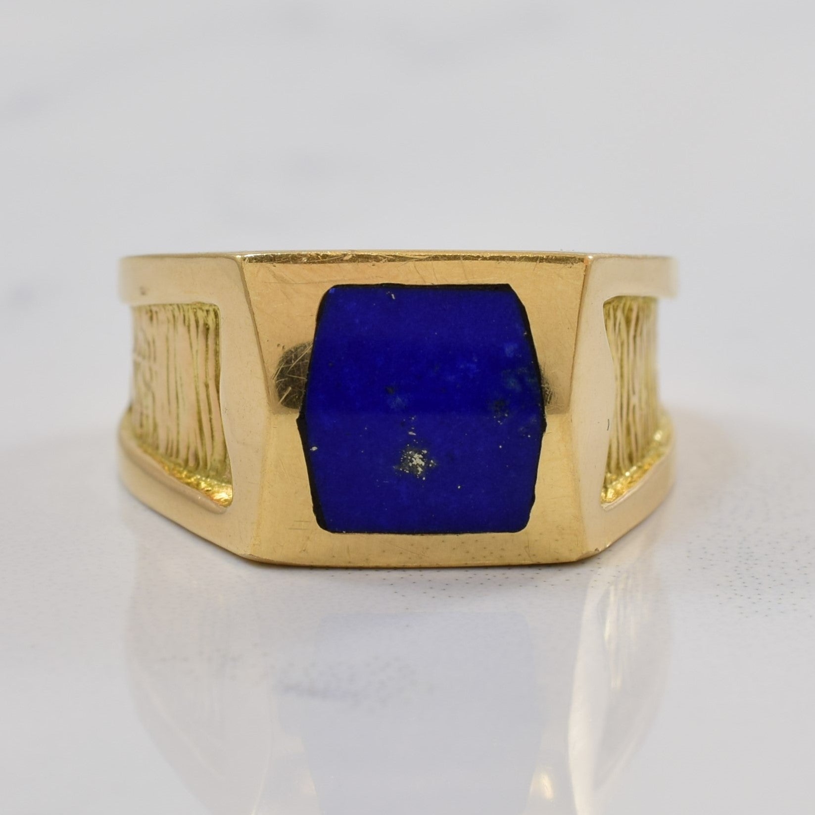 Lapis Lazuli Inlay Ring | 1.00ct | SZ 6.25 |