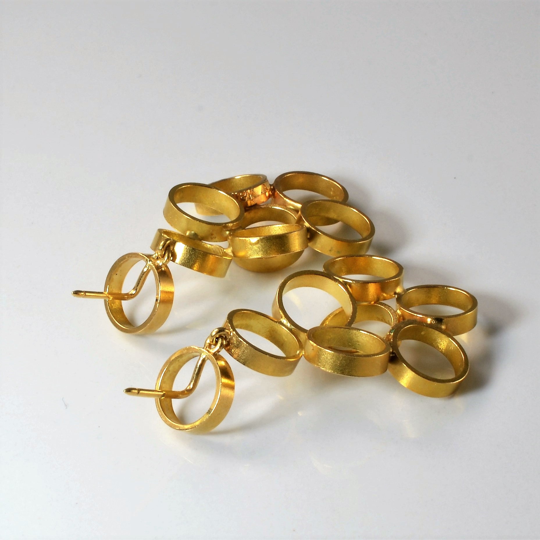 Textured Swirl Dangle Earrings 100 Ways