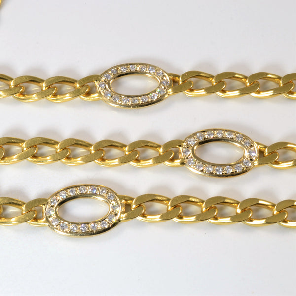 Diamond Cable Chain Necklace | 1.92ctw | 35