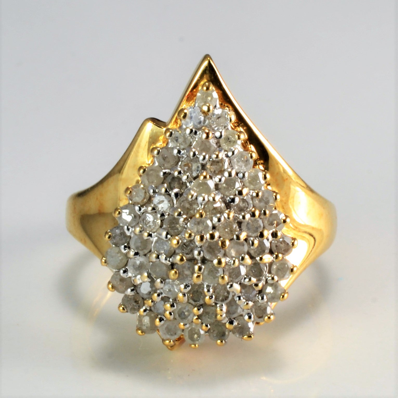 Cluster Diamond Ring | 0.62 ctw, SZ 7 |