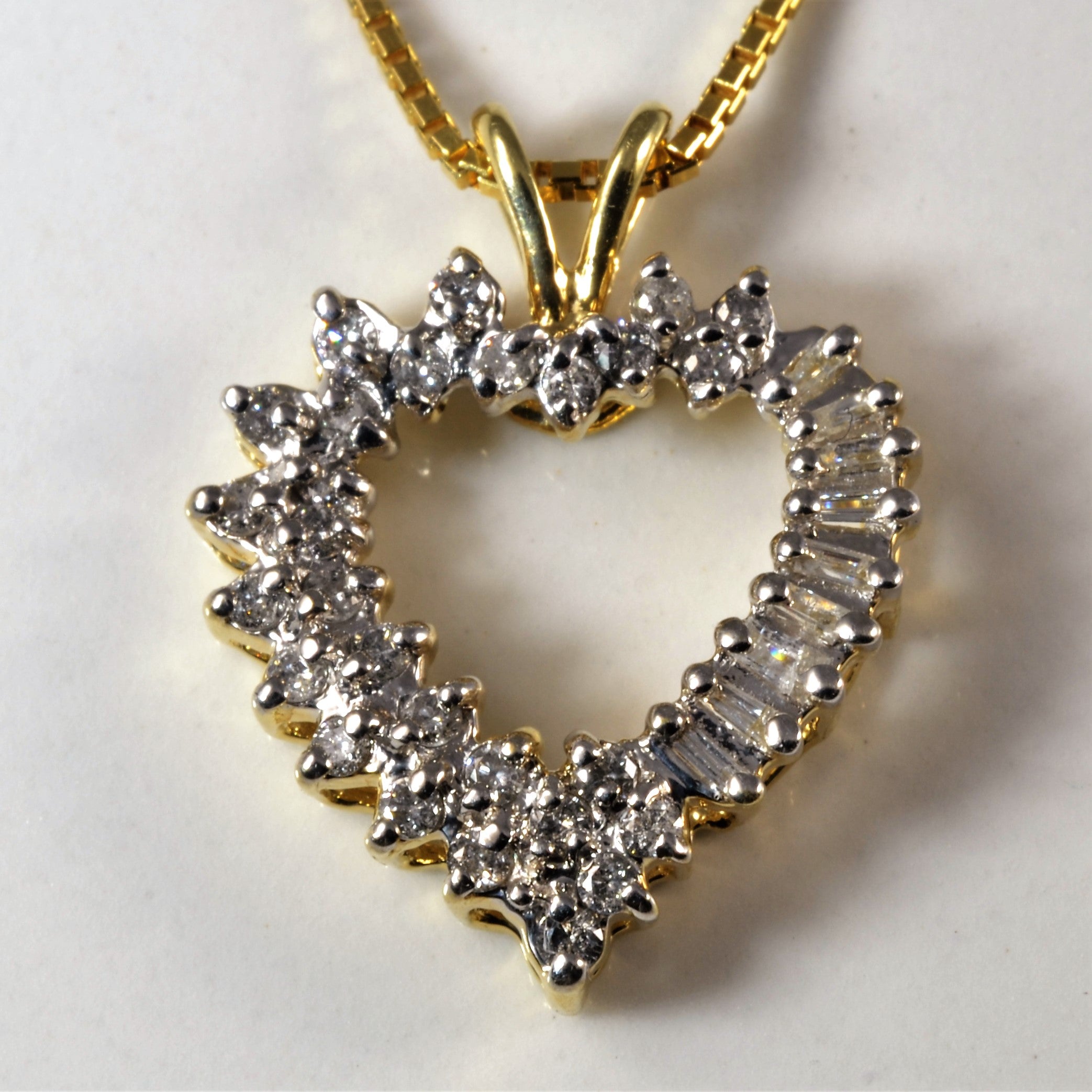 Diamond Heart Necklace | 0.52ctw | 16" |