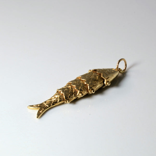 10k Gold Fish Pendant
