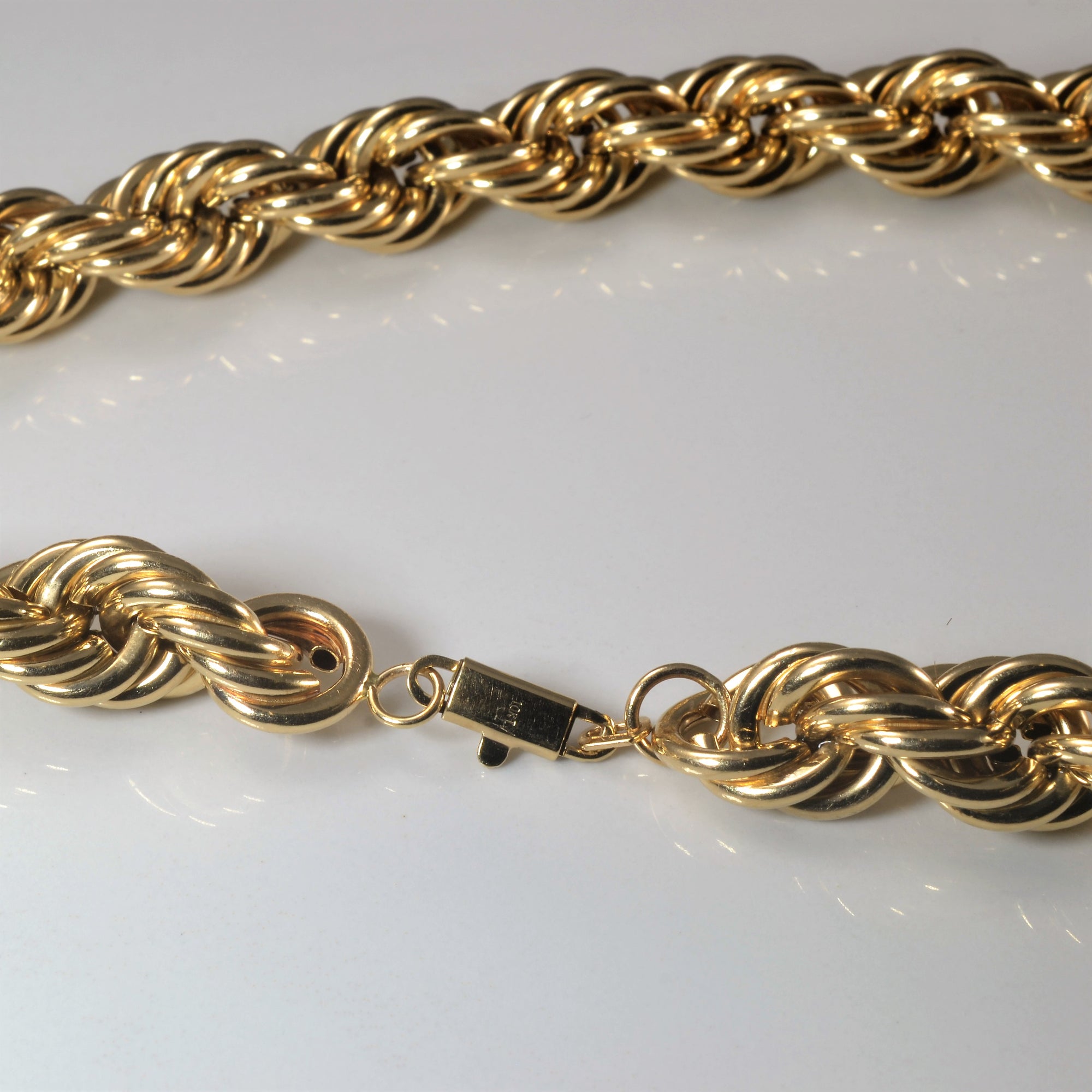 10k Yellow Gold Heavy Rope Chain | 22