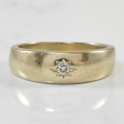 Star Burst Diamond Band | 0.08ct | SZ 8.25 |