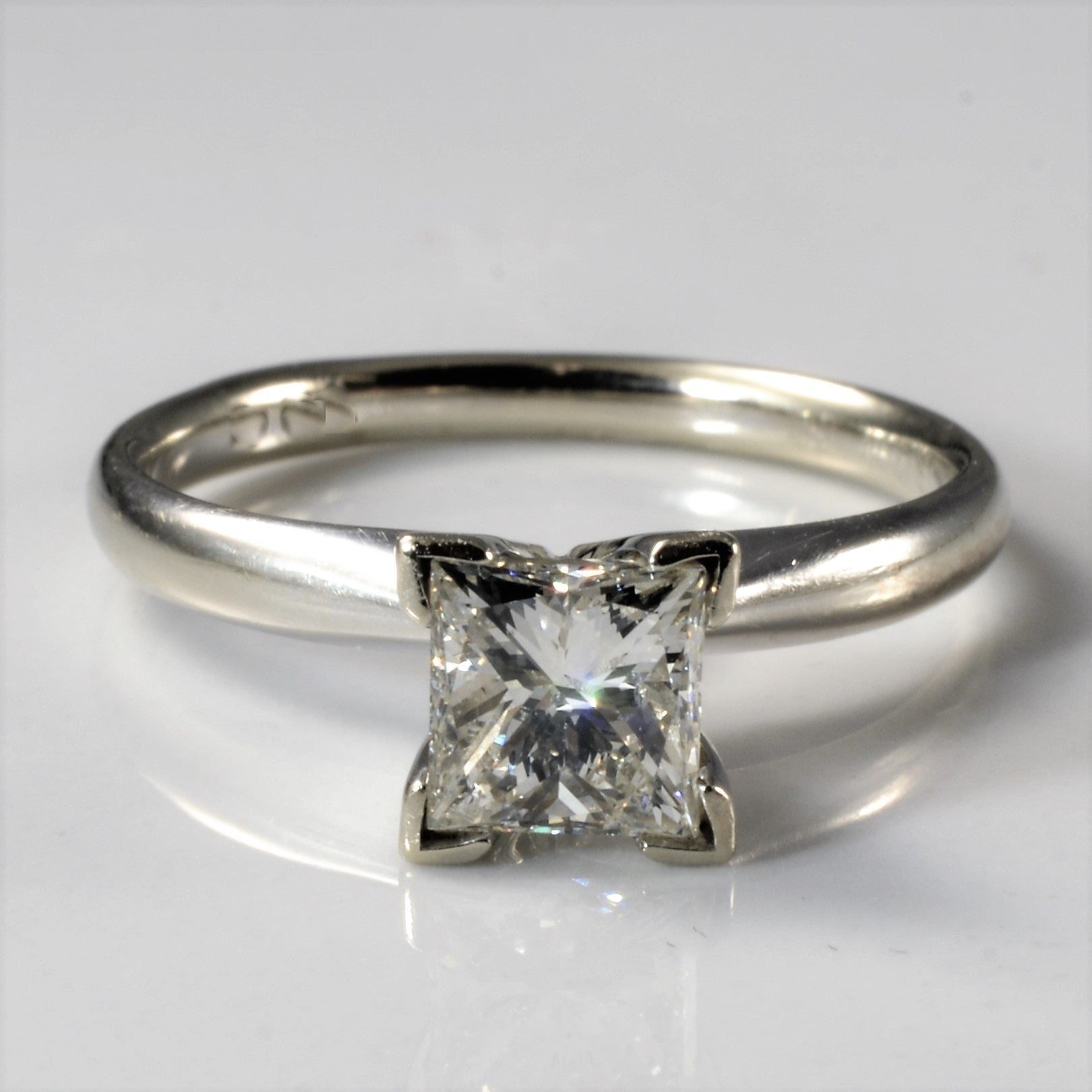 High Set Princess Diamond Solitaire Engagement Ring | 1.00ct | SZ 7 |