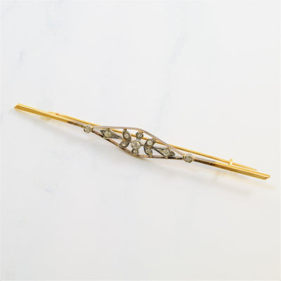 Edwardian Diamond Brooch | 0.25 ctw |