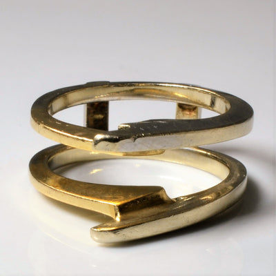 Unique Bypass Two Tone Ring Enhancer | SZ 5.75 |