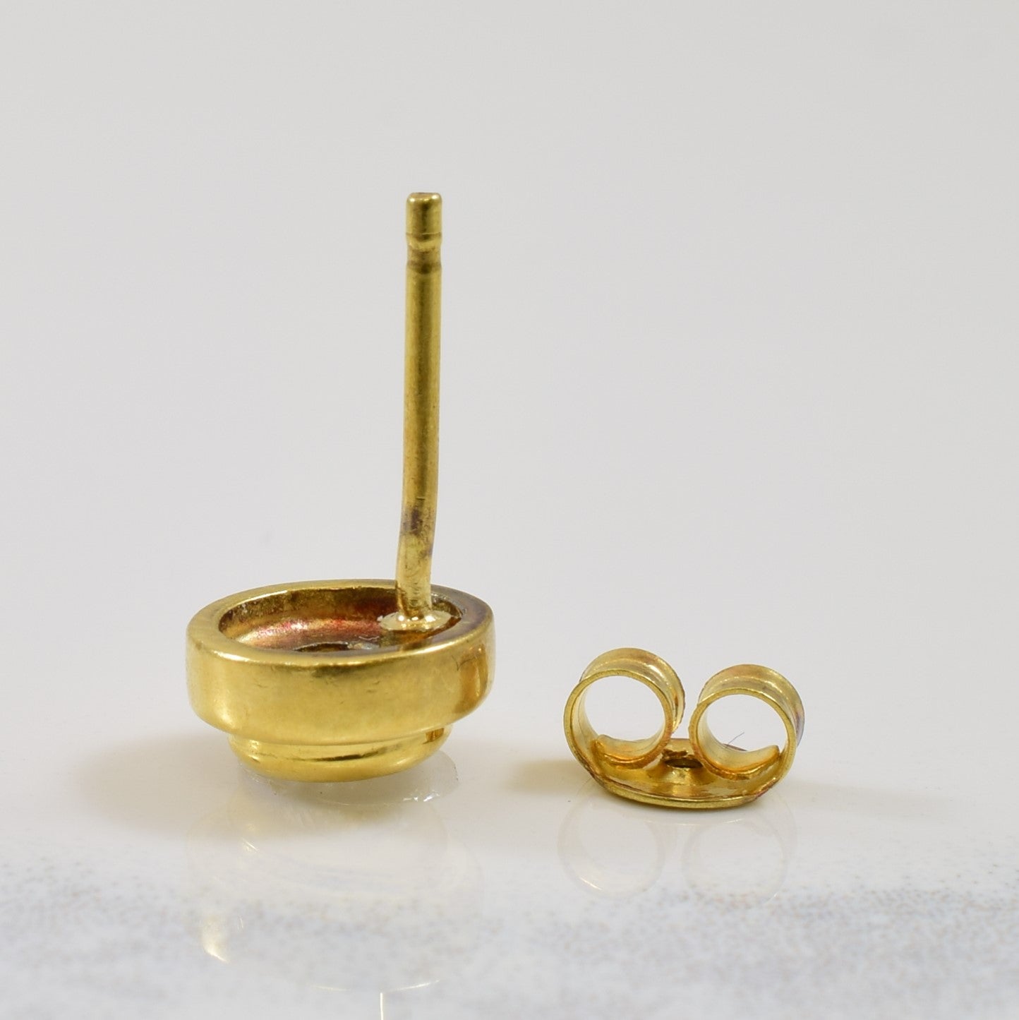 Boucles d'oreilles puces en diamant serti clos | 0,20 ct | 