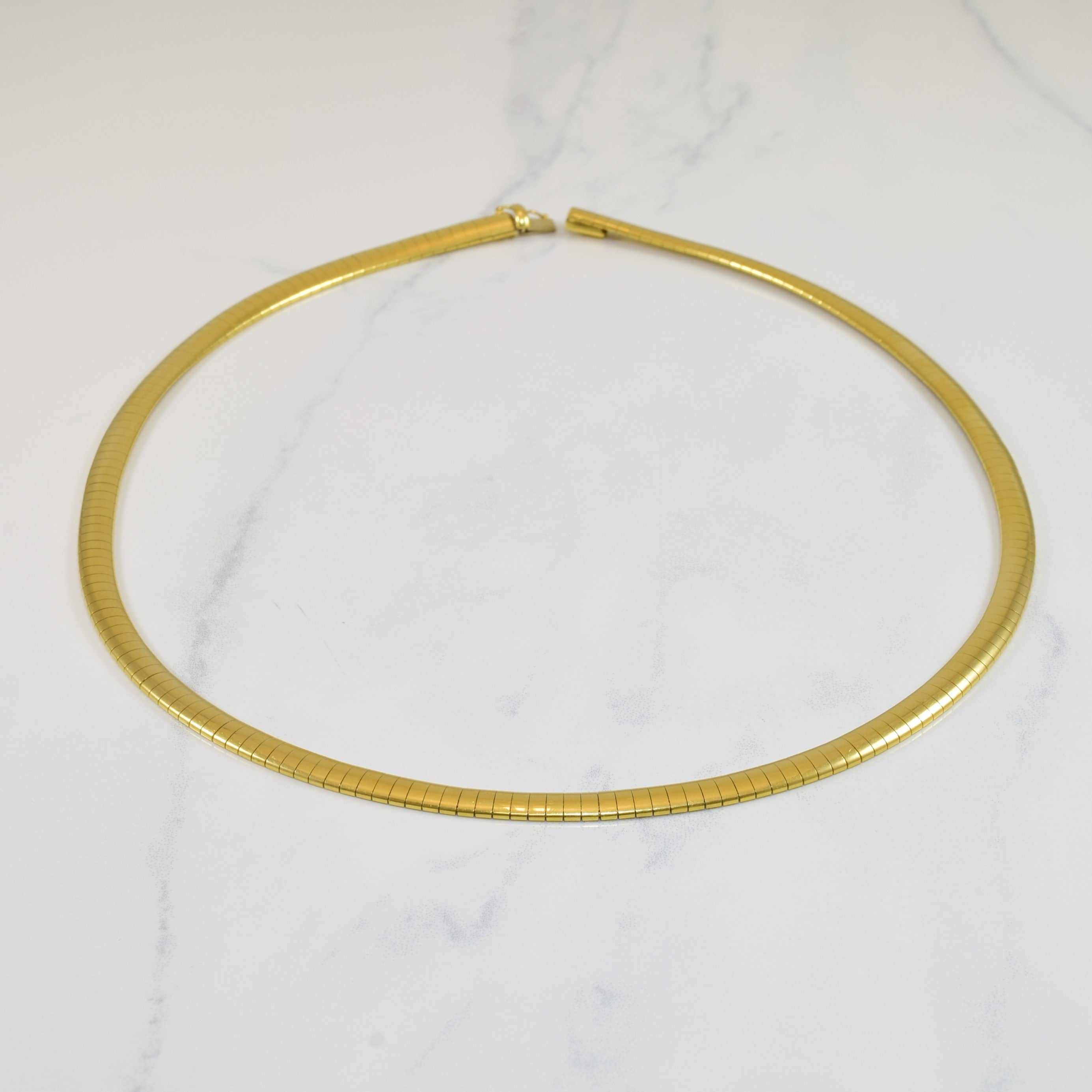 Birks' Yellow Gold Omega Chain | 17" |