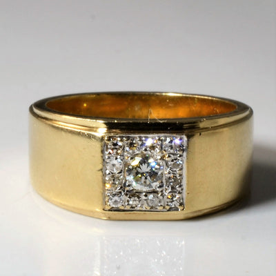 Cluster Set Diamond Ring | 0.35ctw | SZ 8.75 |