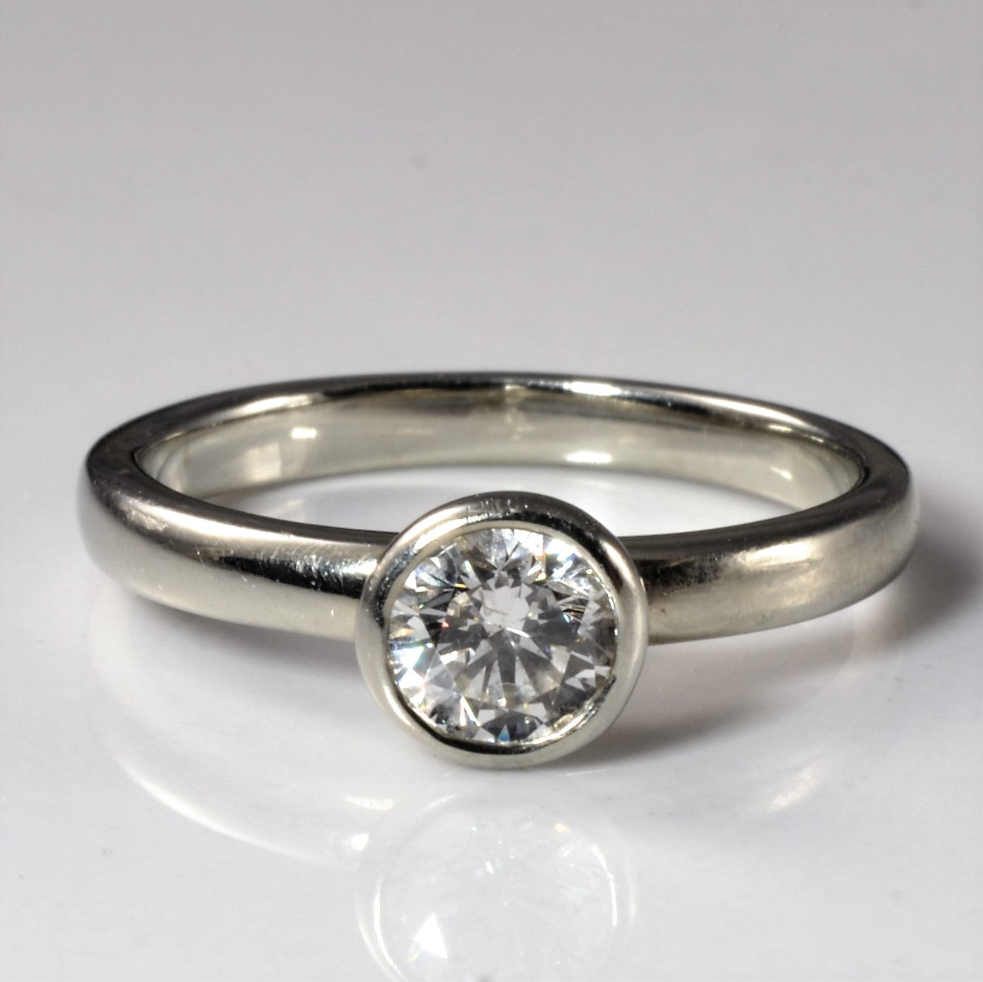 Spence Diamonds' Bezel Set Solitaire Diamond Ring | 0.51ct | SZ 5.5 |
