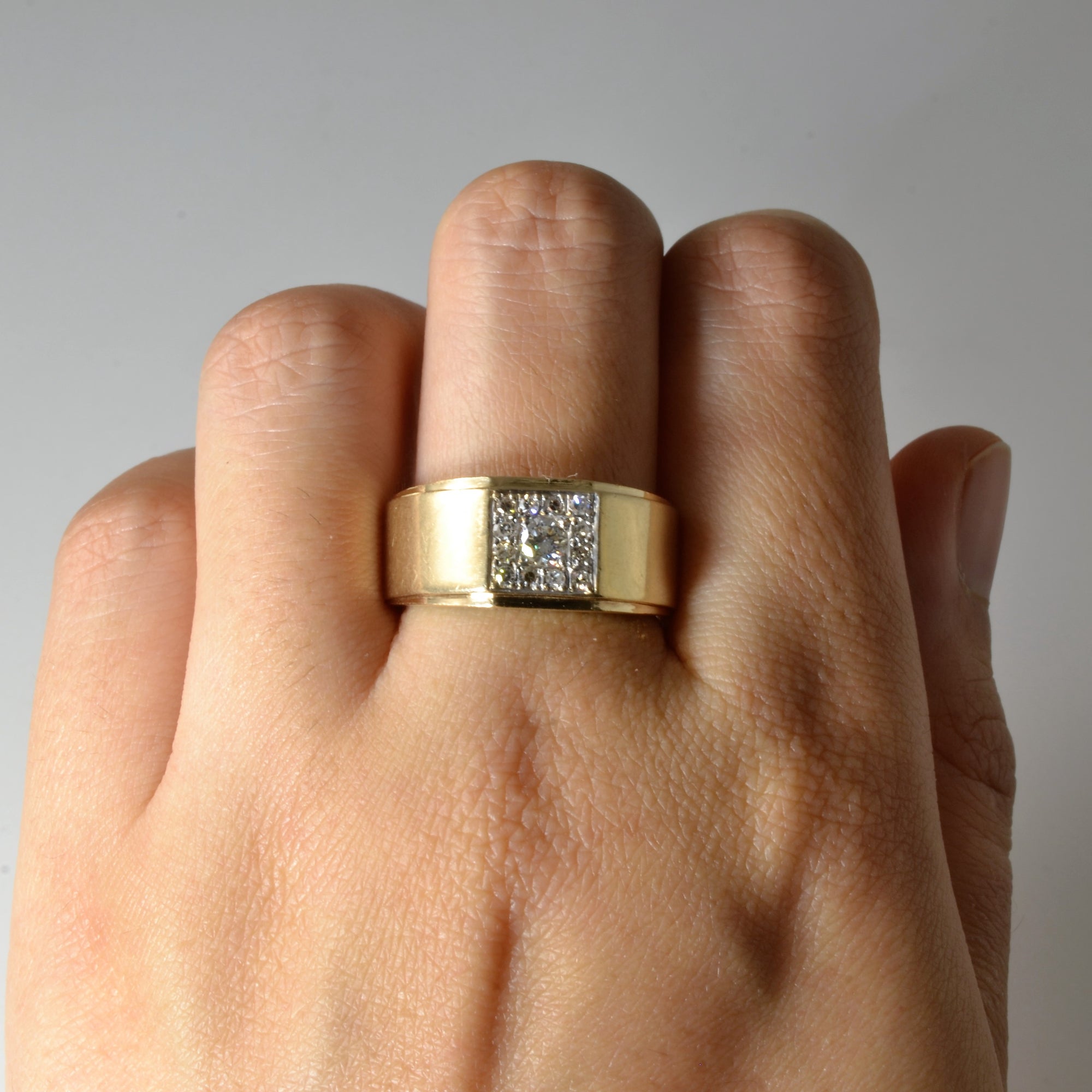 Cluster Set Diamond Ring | 0.35ctw | SZ 8.75 |