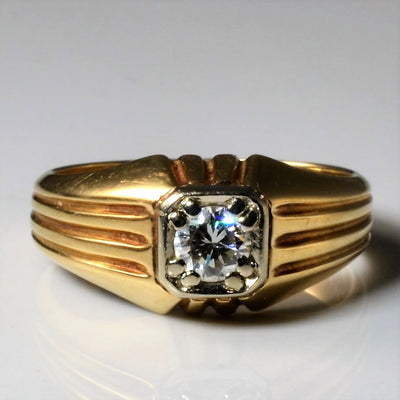Double Prong Diamond Ring | 0.24ct | SZ 6.5 |