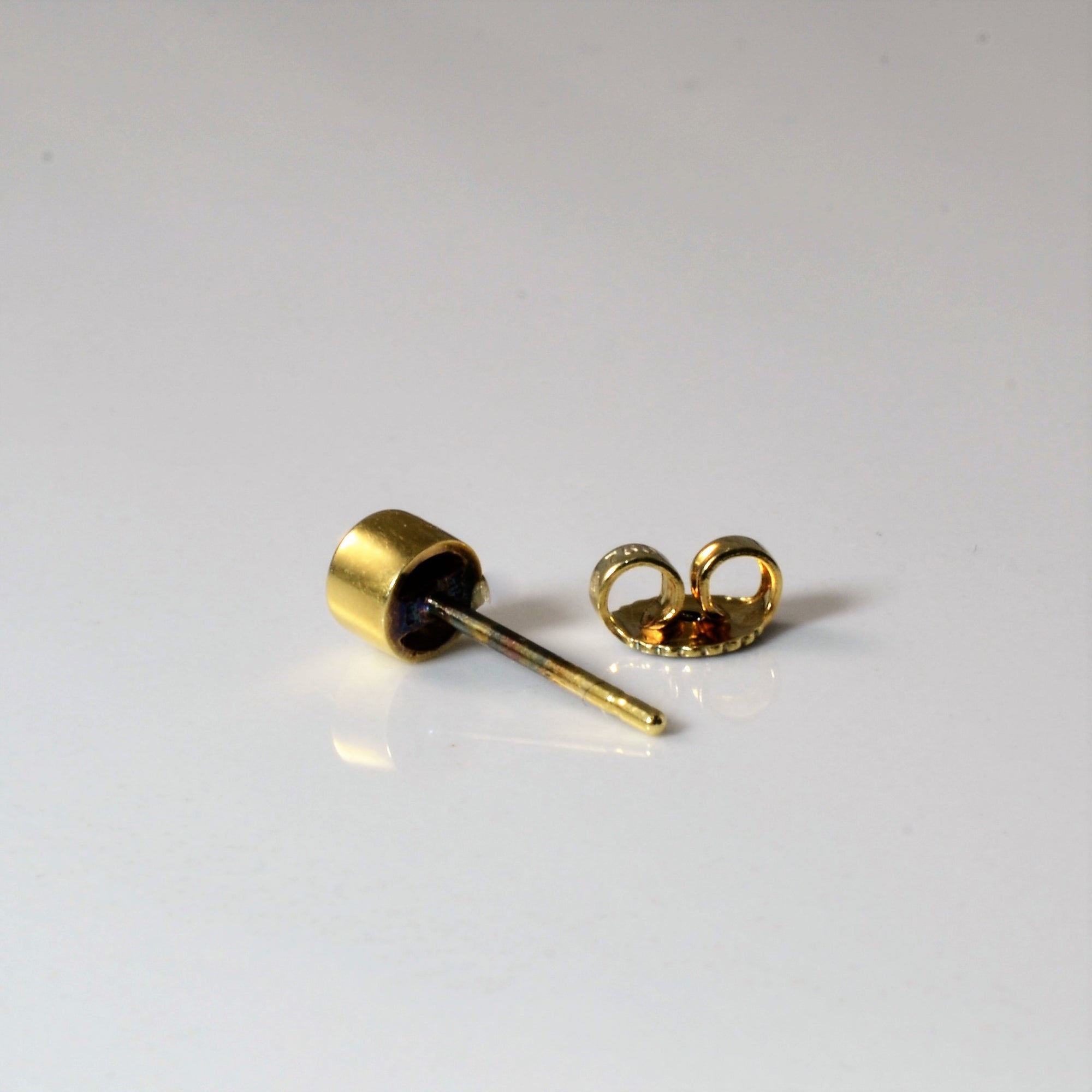Bezel Set Diamond Stud Earrings | 0.44ctw |