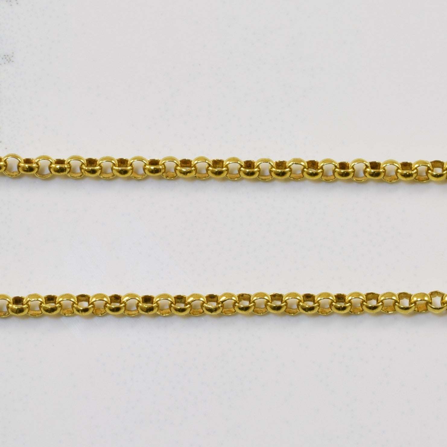 18k Yellow Gold Fancy Chain | 15.5" |