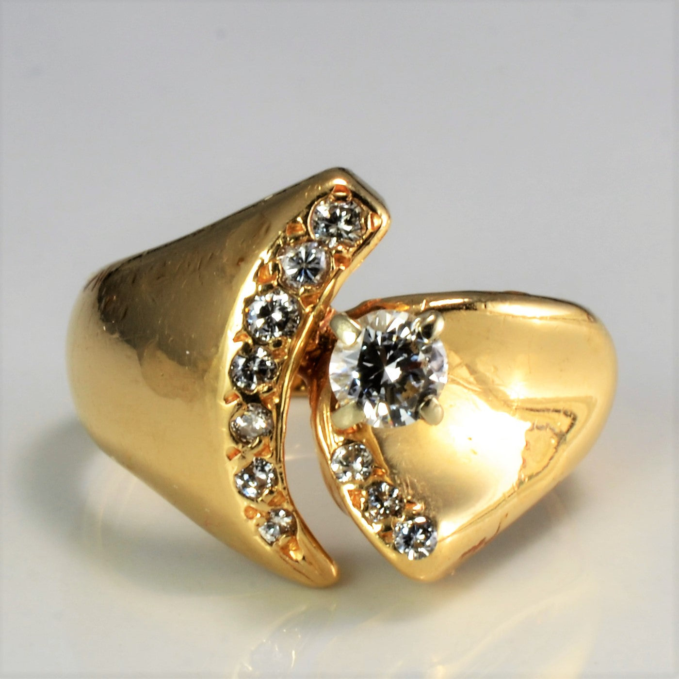 Offset Diamond Ring | 0.43ctw | SZ 5.75 |