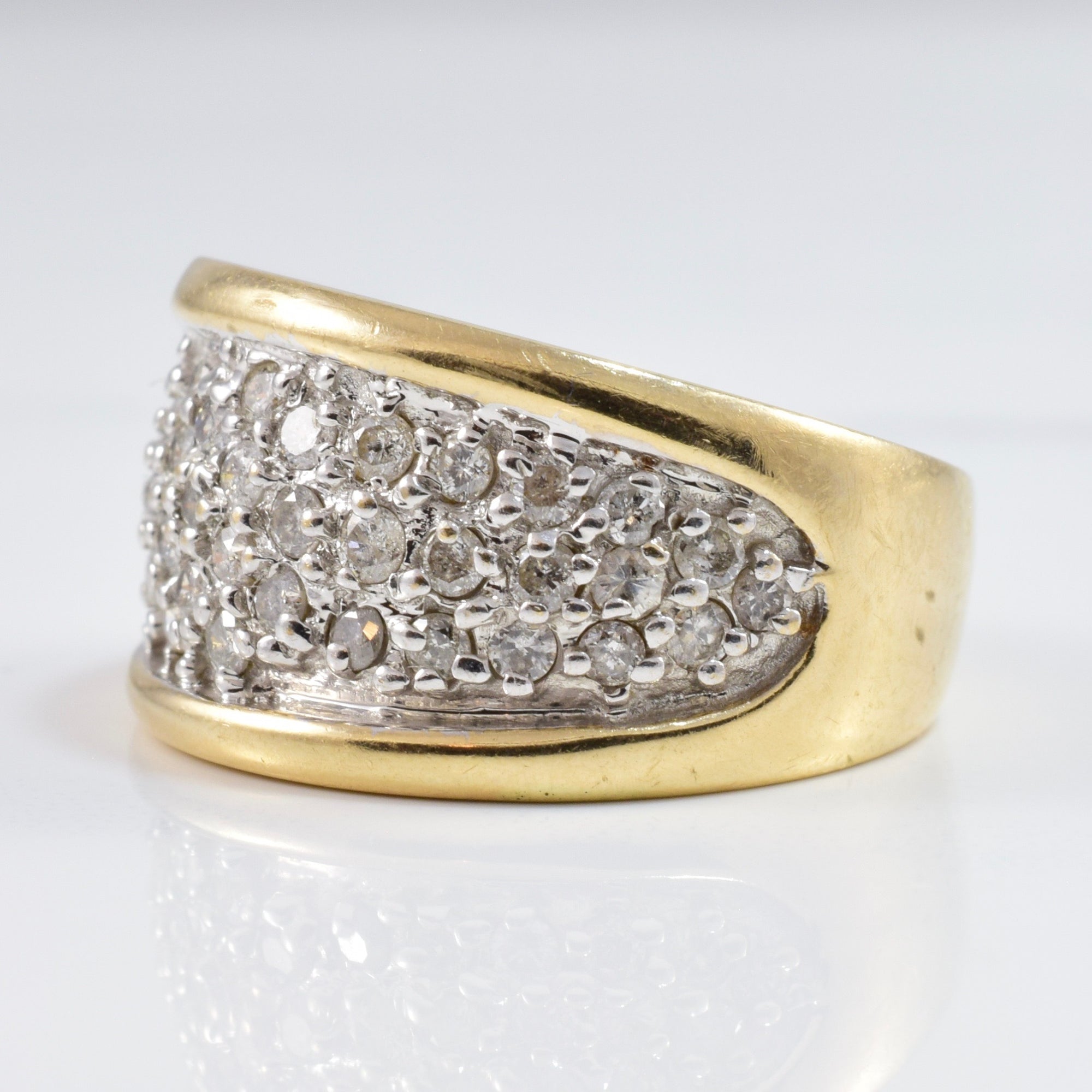 Large Diamond Cluster Ring | 0.75 ctw SZ 6.5 |