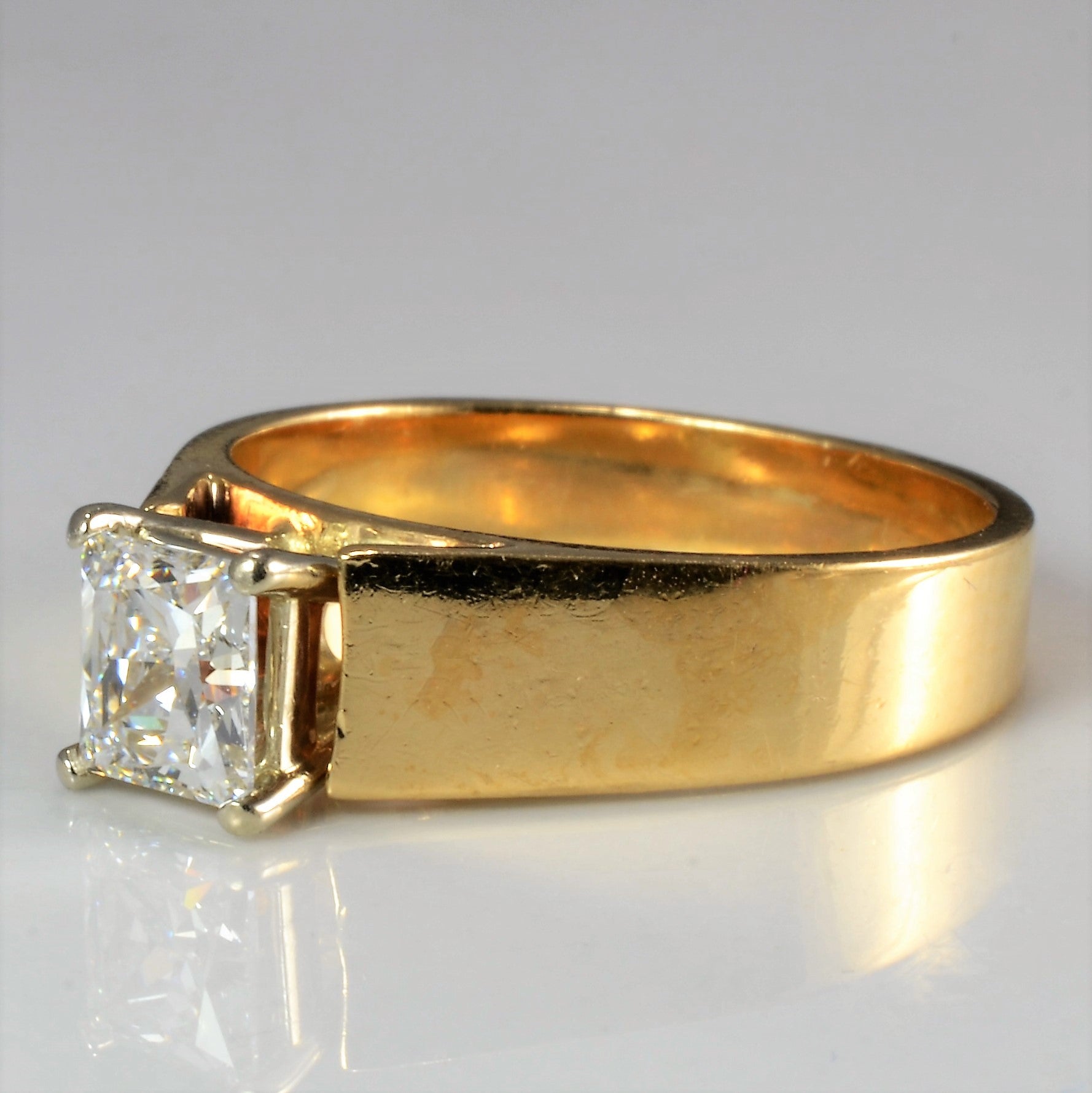 Solitaire Princess Diamond Ring | 0.60 ct, SZ 6 |