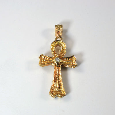 Diamond Ankh Pendant | 0.14ct |